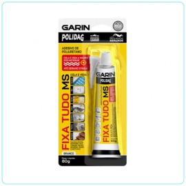 M832 COLA GARIN FIXA TUDO MS BRANCA 80 GRAMAS                                                                 
